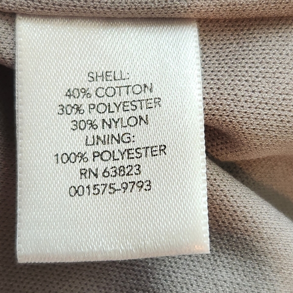 CJ BANKS size 1X zip front, lined jacket. - Picture 8 of 9